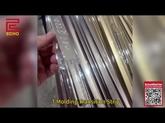 Aluminium Exterior Flooring T Molding Transition Strip Room Metal Floor Divider Strips
