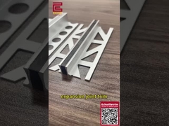 Durable Aluminum Tile Trim Tiling Over Expansion Joint Cover Strips For Walls And Floors
