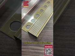 201 304 316 Stainless Steel Tile Trim Protection Tile Step Edge Trim