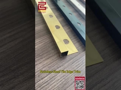 Customized 201 304 316 Stainless Steel Beading For Tiles Straight Tile Edge Trim 8mm