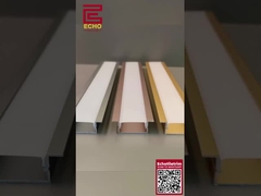 Flexible Alu LED Profile U Shape Black LED Strip Profile For Housing Decoration