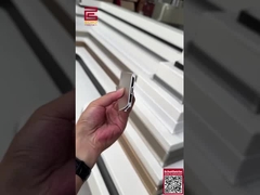 Flexible Skirting Board Profiles Baseboard Molding Covers 4 Inch For Interior Walls