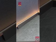 Smart LED Aluminum Baseboard Trim | Hidden Lighting & Seamless Edge | Modern Home Upgrade!