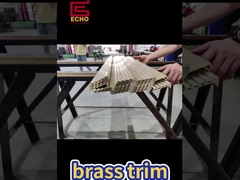 Solid Brass Stair Nosing Trim | Anti-Slip & Heavy-Duty | Luxury Upgrade for Wood/Tile Steps!