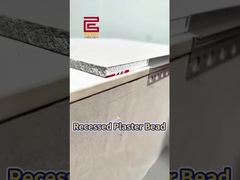 【Hidden Edge Solution】Aluminum Recessed Plaster Window Sill Trim Installation |