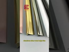 Aluminum Alloy Round Edge Trim | Decorative Metal Corner Edging for Home Renovation #aluminumtrim