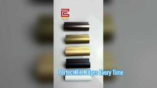 Aluminum Round Corner Trim | Wall Corner Protector & Tile Edge Finishing