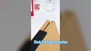 Aluminum F-Type Edge Trim: Perfect for Wall & Floor Finishing