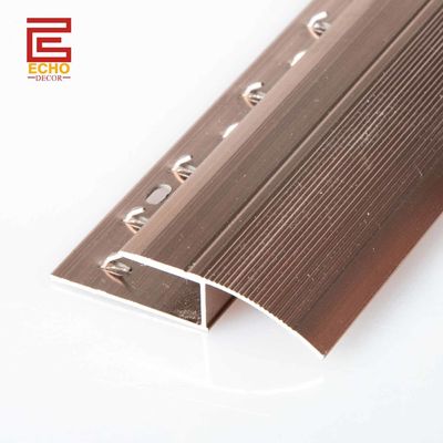 quality  Door Threshold Carpet Trim Metal Aluminium Carpet To Tile Reducer Strip factory