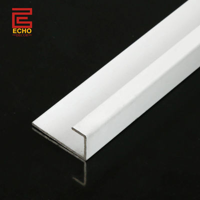 White Wall Edge Tile Trim Ceramic Metal Tile Border Trim After Tiling