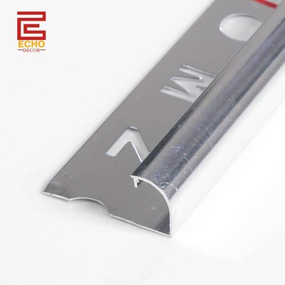 Aluminium Polished Round Edge Tile Trim Wall Metal Tile Edge Trim Customizable