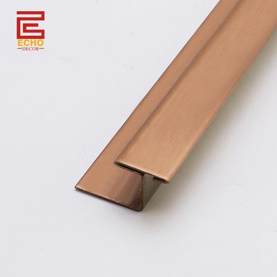 Metal Ceramic Tile To Tile Floor Trim Rose Gold 3m Floor And Decor Tile Edge Trim