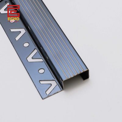 201 304 316 Stainless Steel Tile Trim Protection Tile Step Edge Trim