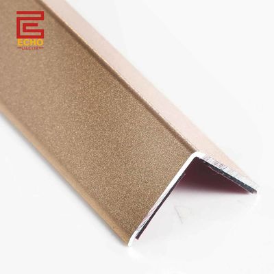 15mm Aluminum Tile Trim V Cap Self Adhesive Tile Edge Trim Finishing