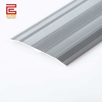 Metal Silver Wide Floor Transition Strips Moulding Door Threshold Bar For Tiles