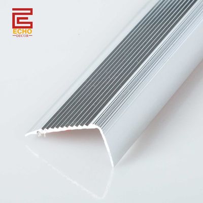 Durable Aluminium Metal Stair Nose Trim External Floor Step Nosing Profiles