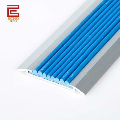 Flexible Non Slip Aluminium Stair Nosing Edge Trim Flat Step Tread Trim