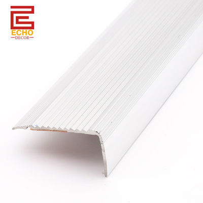 Self Adhesive Stair Nosing Trim Aluminum Vinyl Flooring Step Edge Trim