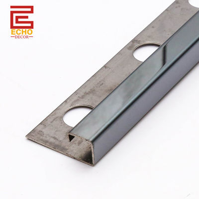 Stainless Steel Square Tile Trim Wall Edge Tile Trim For External Corners