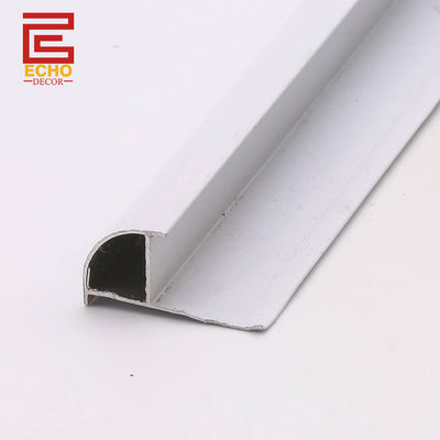 Waterproof Aluminum Silver Edge Tile Trim 10mm Shower Bathroom Wall Tile Border Trim