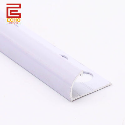 White 1 4 Quarter Round Aluminum Tile Trim 12mm Tile Edging