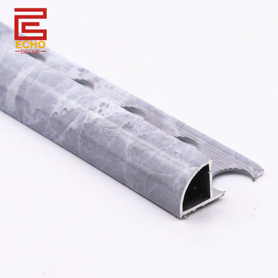 Morden Grey Stone Round Aluminum Tile Trim Wall Tile Molding