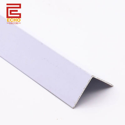 90 Degree Double Sided Exterior Angle Aluminum Tile Trim White
