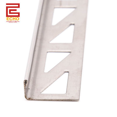 Metal Silver Edge Tile Trim Floor Ceramic Tile End Trim Profiles