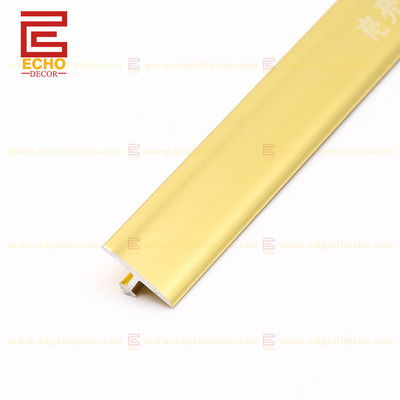 Anodised Aluminum Tile Trim T Channel Tile Edging Strip For Tiles