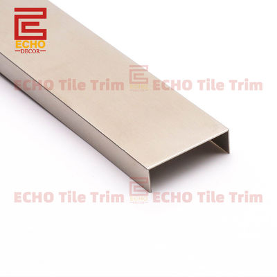 Bathroom Silver Stainless Steel Listello Border Edge Tile Trim