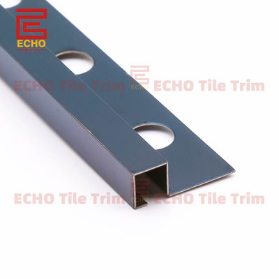 Black Stainless Steel Tile Trim S Square Ceramic Tile Edge Trim