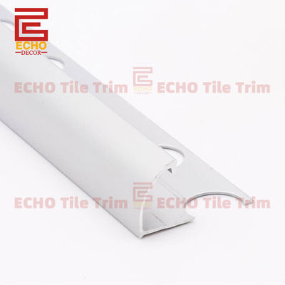 11mm Bullnose Edge Aluminum Tile Trim Wall Tile Angle Profiles