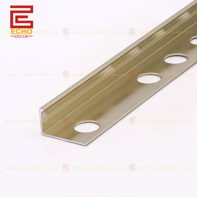 12.5mm Aluminum Straight Edge Tile Trim Tile Finishing Strip with Customized Thickness