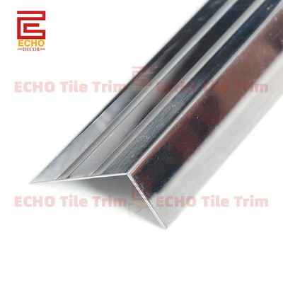 Anti Slip 304 Stainless Steel Stair Nosing Trim Step Tread Nosing