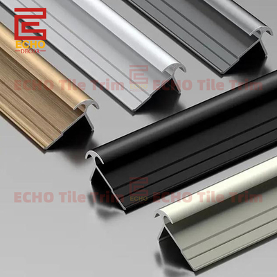 Aluminum Chrome External Corner Wall Panel Trim And Edging 8mm