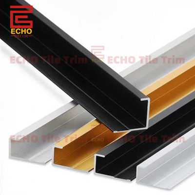 Decorative Metal Panelling Top Trim For Interior PVC Wall Panel Trim