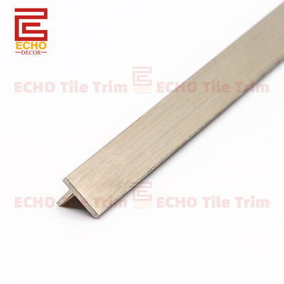 Durable Stainless Steel Tile Trim Tile To Tile Transition Strip For Floor