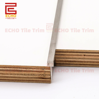 304 Brushed Stainless Steel Tile Trim solid T Bar Tile Separator Strip